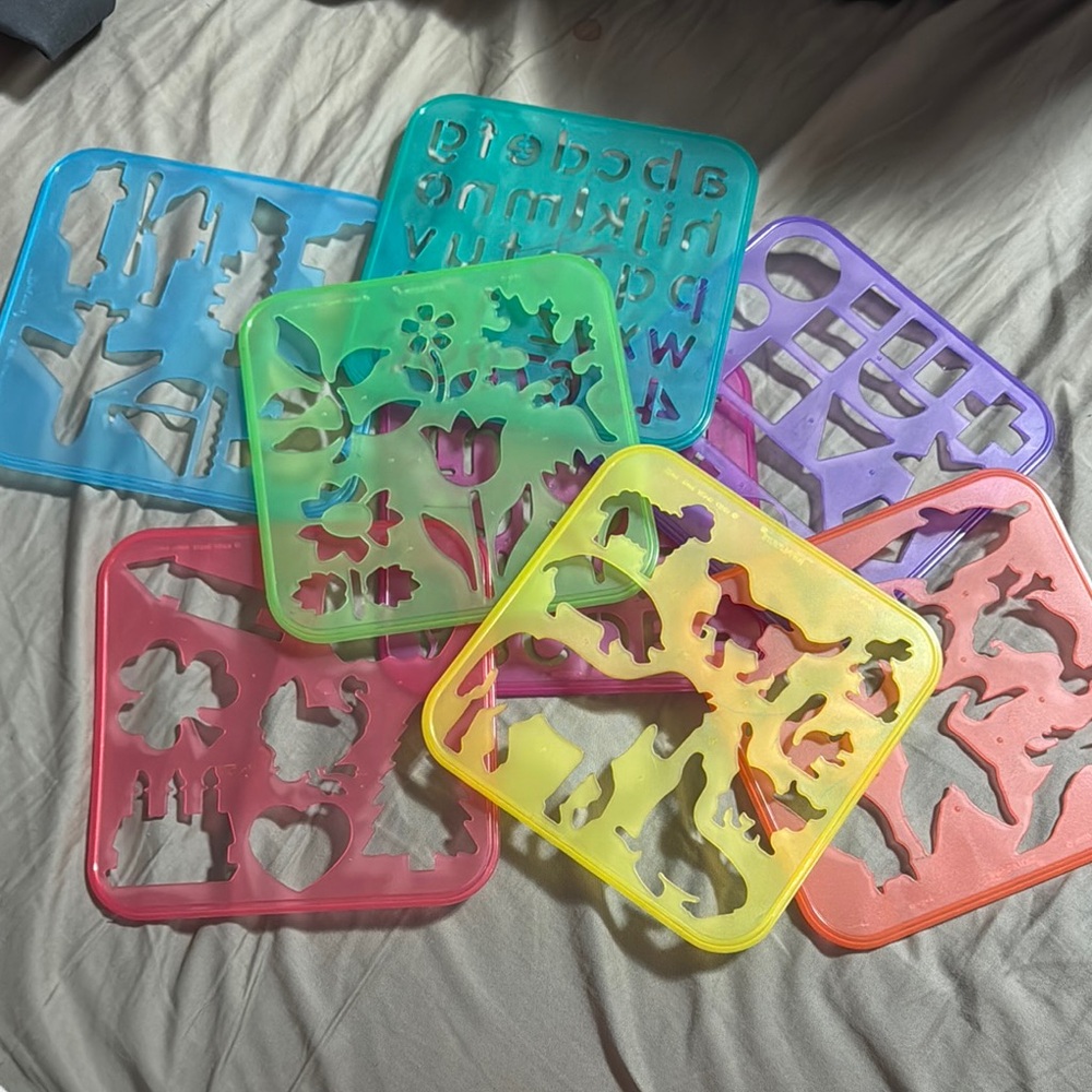 Colorful Stencil Set for Kids